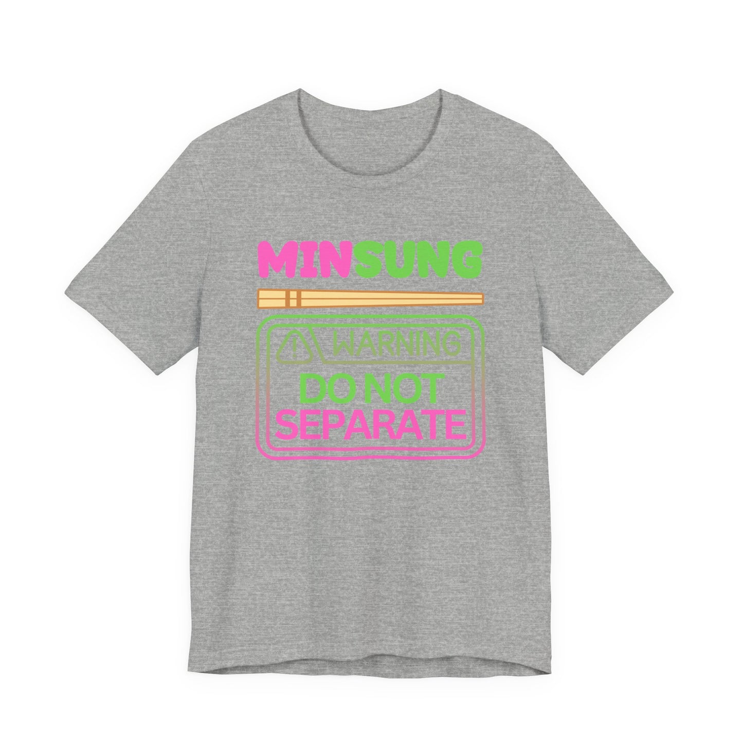 MINSUNG Chopsticks T-Shirt Do Not Separate Minsung Shirt Leeknow Hannie Gift Kpop tshirt SKZ Fan Gift for Stay Kpop Fans Minsung Concert Tee