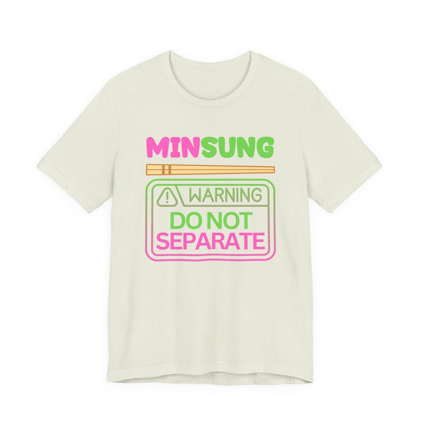 MINSUNG Chopsticks T-Shirt Do Not Separate Minsung Shirt Leeknow Hannie Gift Kpop tshirt SKZ Fan Gift for Stay Kpop Fans Minsung Concert Tee