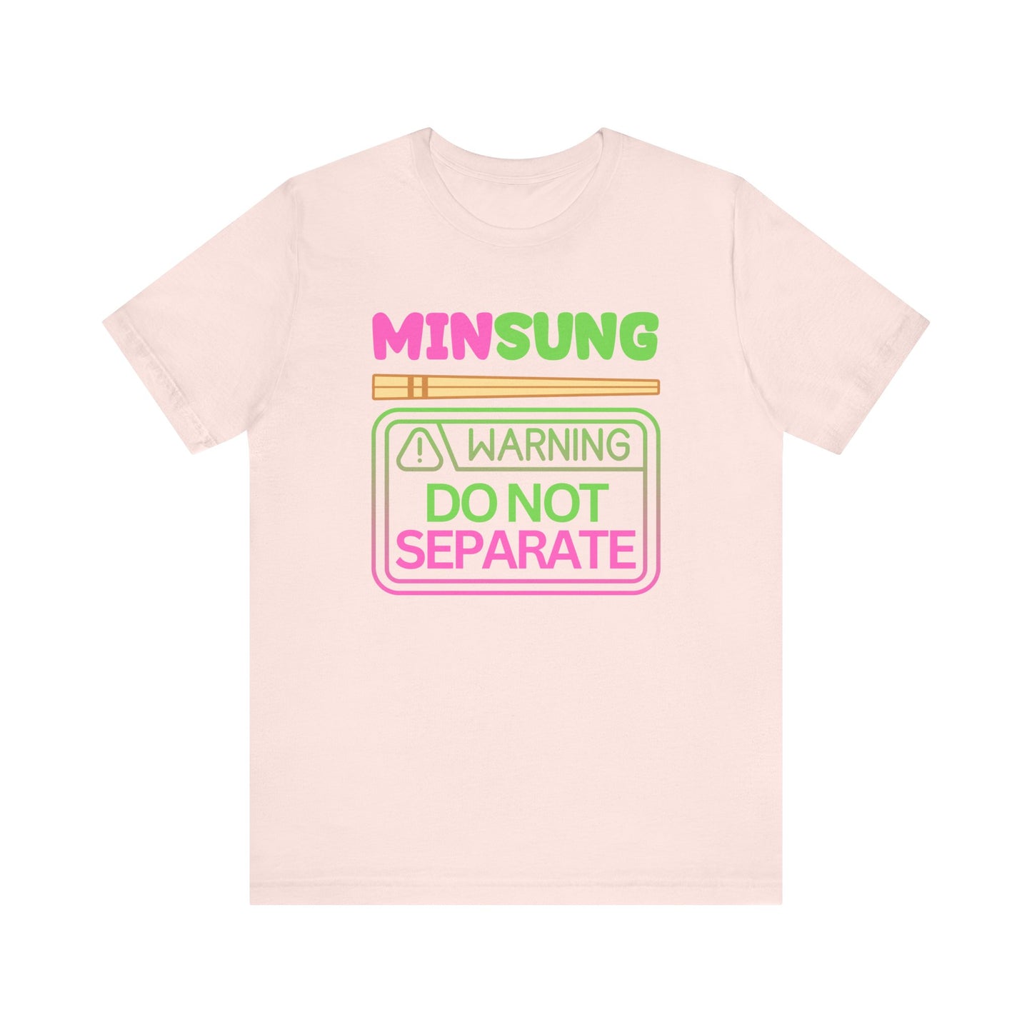 MINSUNG Chopsticks T-Shirt Do Not Separate Minsung Shirt Leeknow Hannie Gift Kpop tshirt SKZ Fan Gift for Stay Kpop Fans Minsung Concert Tee