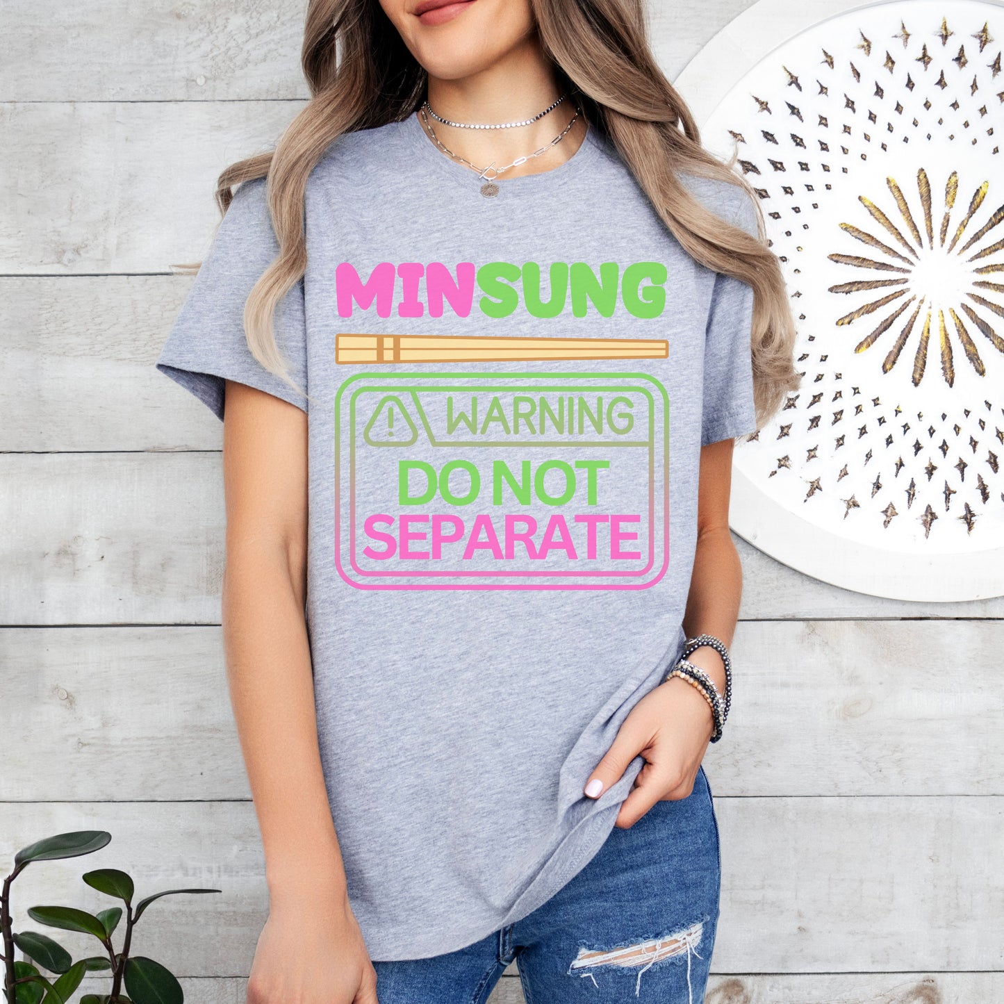 MINSUNG Chopsticks T-Shirt Do Not Separate Minsung Shirt Leeknow Hannie Gift Kpop tshirt SKZ Fan Gift for Stay Kpop Fans Minsung Concert Tee