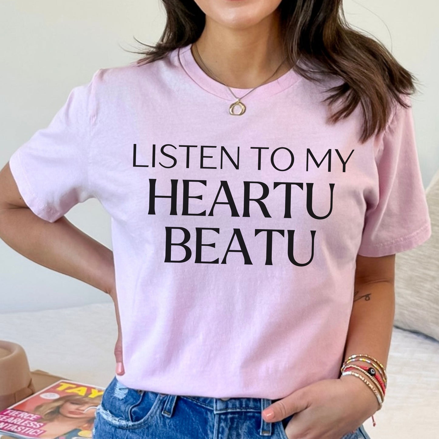 Funny Changbin Meme Shirt Listen To My Heartu Beatu Meme T-Shirt Binnie Quote Tee Gift SKZ Fan Stray Kids Fandom Gift Binnie Karaoke Shirt