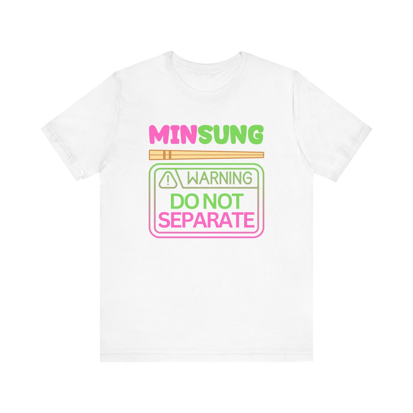MINSUNG Chopsticks T-Shirt Do Not Separate Minsung Shirt Leeknow Hannie Gift Kpop tshirt SKZ Fan Gift for Stay Kpop Fans Minsung Concert Tee