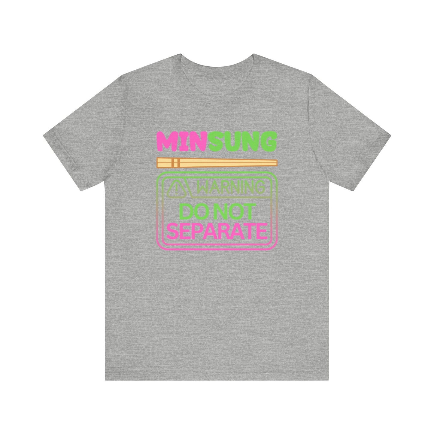 MINSUNG Chopsticks T-Shirt Do Not Separate Minsung Shirt Leeknow Hannie Gift Kpop tshirt SKZ Fan Gift for Stay Kpop Fans Minsung Concert Tee